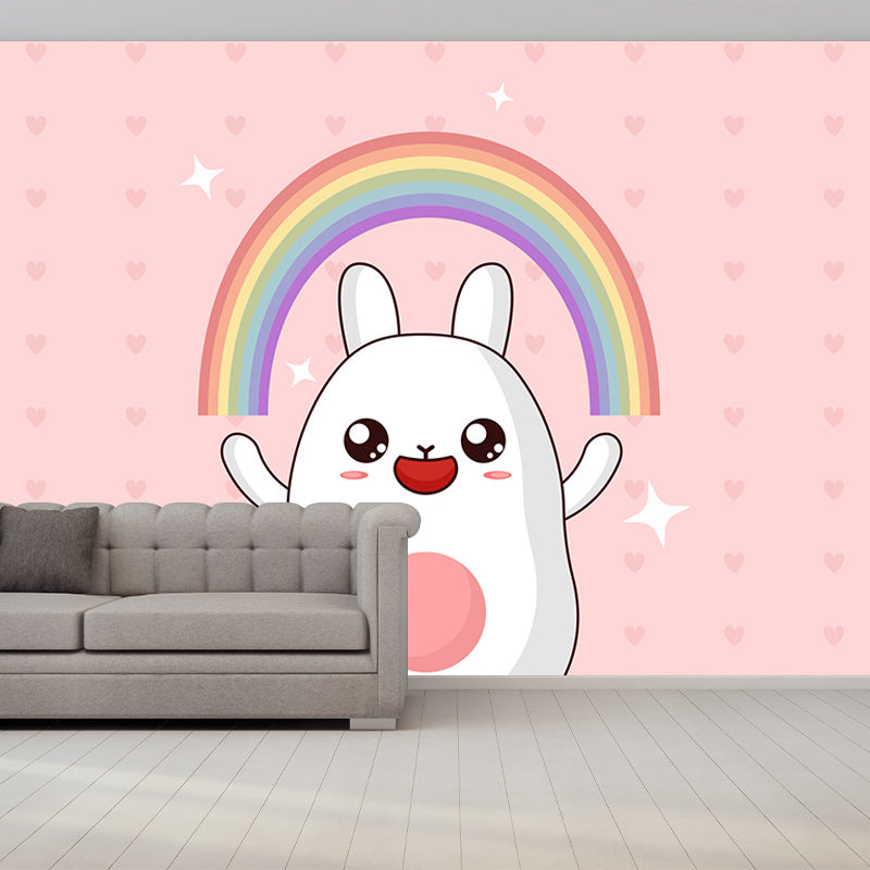 Mural Wallpaper Washable Illustration Cartoon Animals Indoor Wall Mural