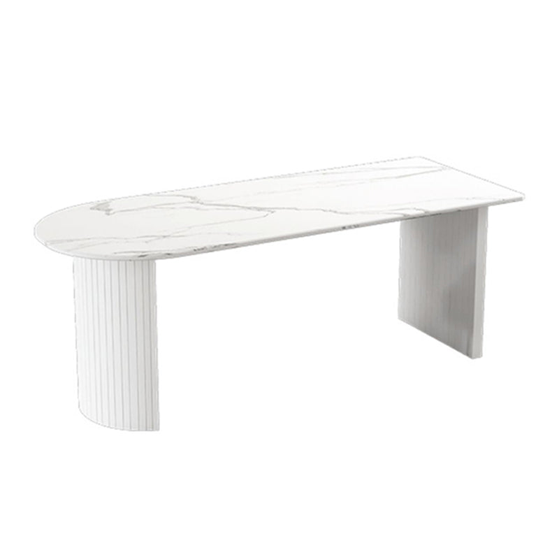 Sintered Stone Dining Table White Modern Dining Table for Kitchen