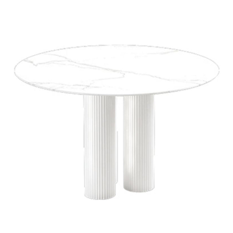 Sintered Stone Dining Table White Modern Dining Table for Kitchen