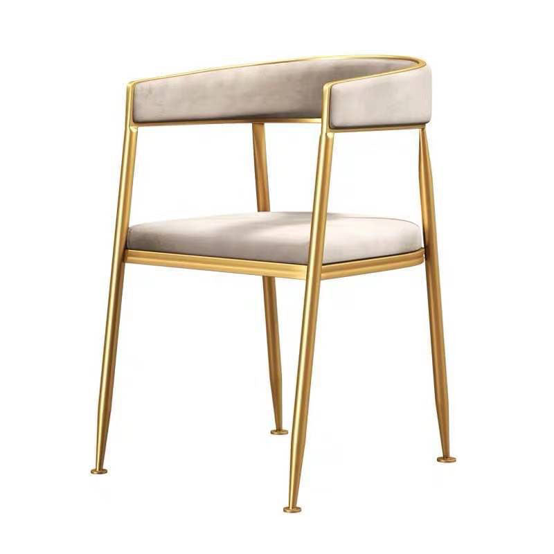 Sillas de comedor con respaldo de caña de diseño escandinavo, silla lateral de comedor de tela para cocina