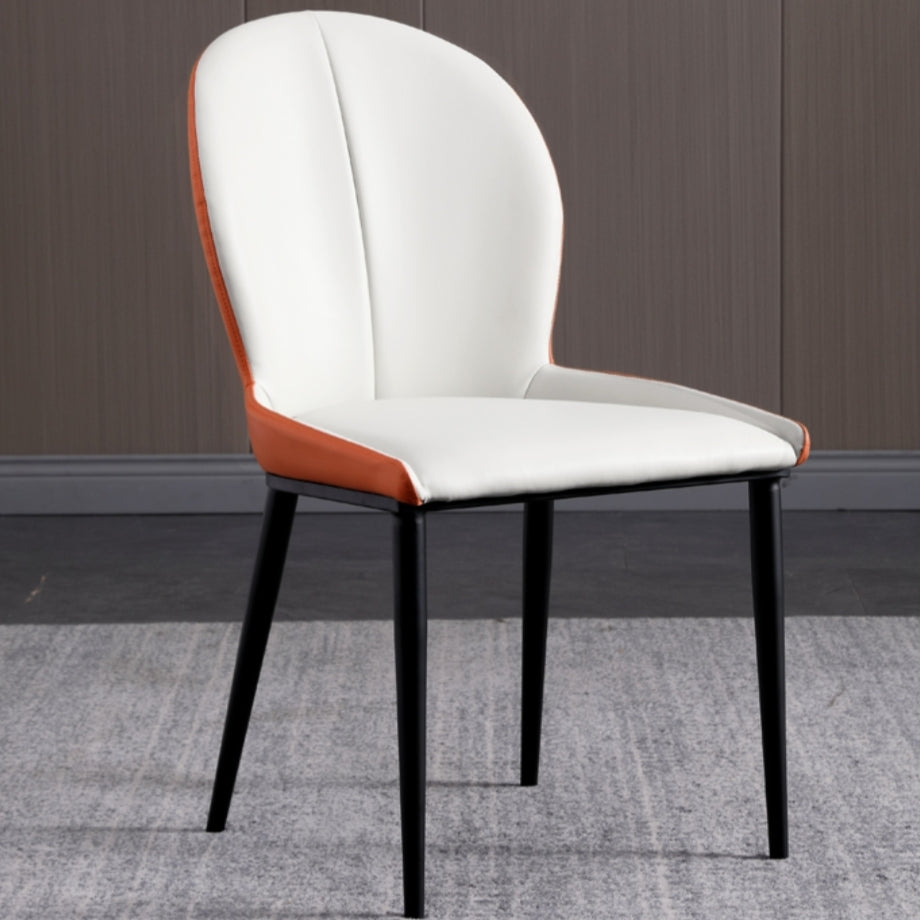 Metal moderno de la cocina del estilo que cena el Wingback de las sillas que cena la silla lateral del brazo