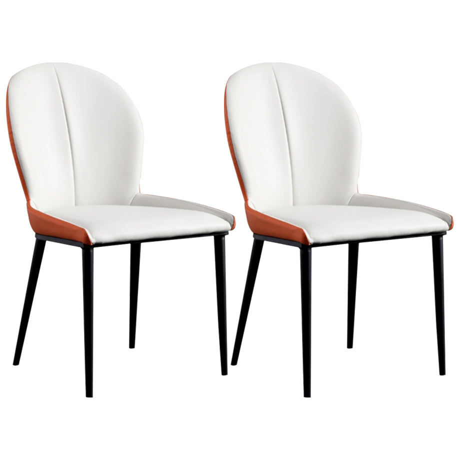 Metal moderno de la cocina del estilo que cena el Wingback de las sillas que cena la silla lateral del brazo