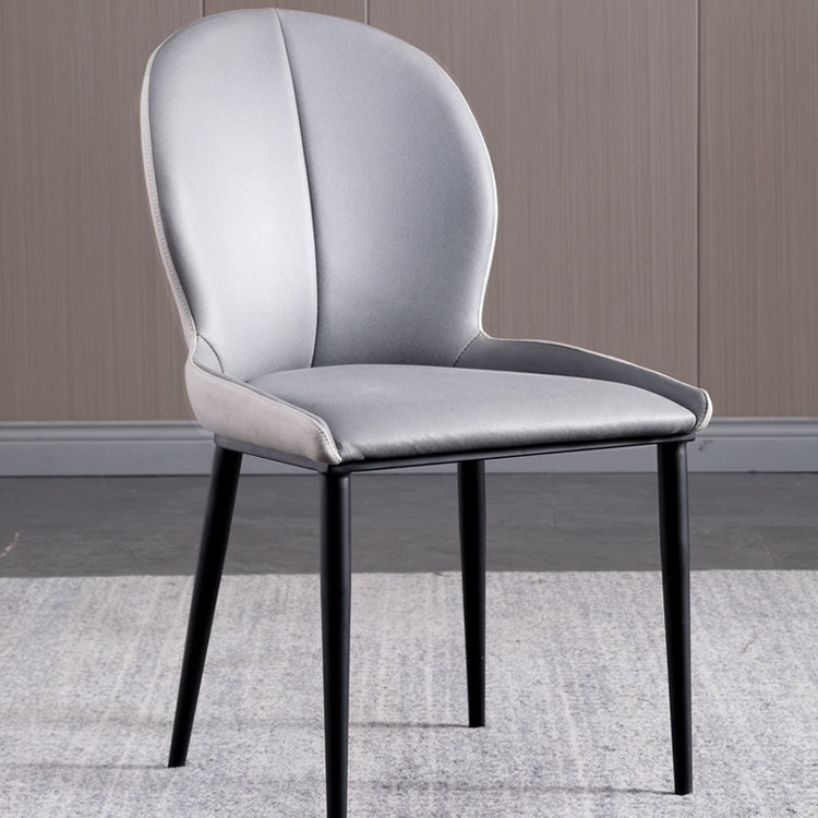 Metal moderno de la cocina del estilo que cena el Wingback de las sillas que cena la silla lateral del brazo