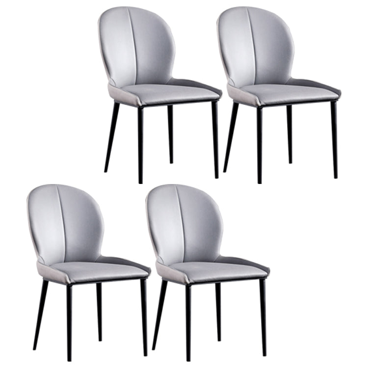 Metal moderno de la cocina del estilo que cena el Wingback de las sillas que cena la silla lateral del brazo