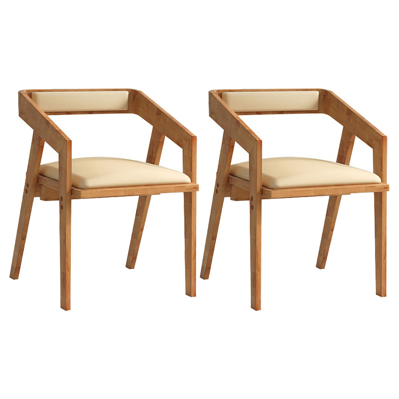 1/2/3/4 Pcs Pine Wood Industrial Dining Set with Rectangle Table Dinette Set