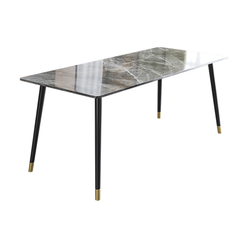 Glam Style 1/4/7 Pieces Dining Set Sintered Stone Dining Table for Home Use