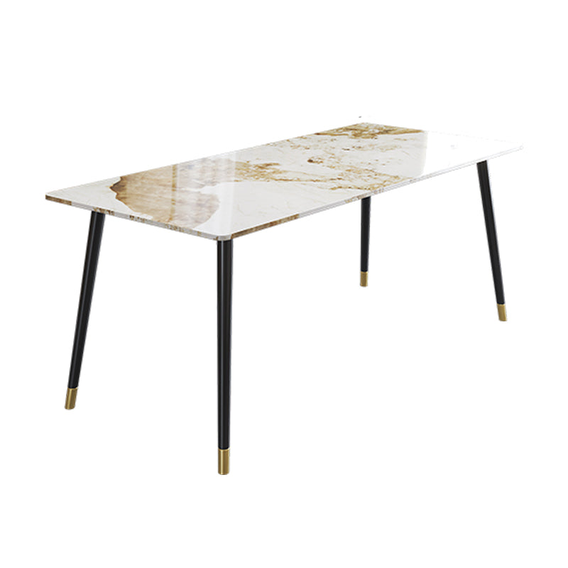 Glam Style 1/4/7 Pieces Dining Set Sintered Stone Dining Table for Home Use