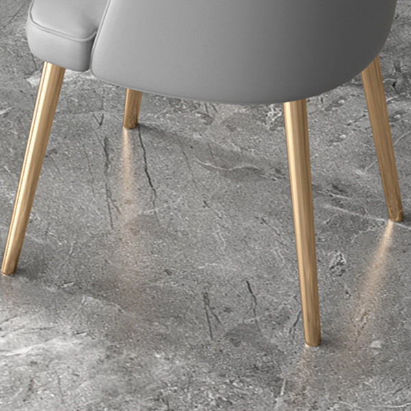 Luxury 1/2/5 Pieces Dining Set Sintered Stone Dining Table with Leather Chairs