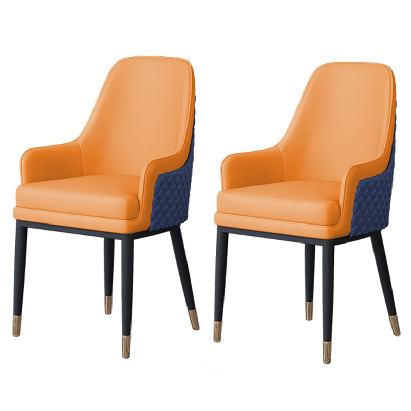 Nordic 1/2/5/7 Pieces Dining Set Sintered Stone Dining Table with Leather Chairs