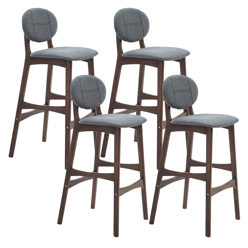 Scandinavia in stile da bar gambe in legno piena per la cucina bar