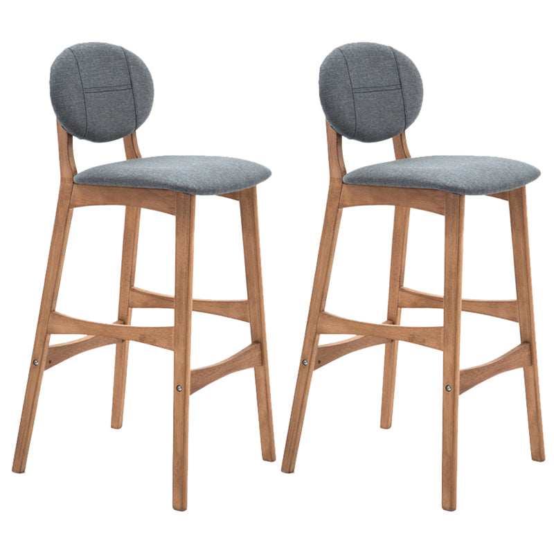 Scandinavia in stile da bar gambe in legno piena per la cucina bar