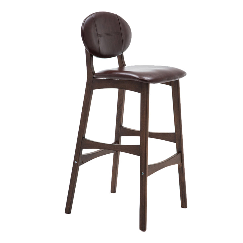 Scandinavia in stile da bar gambe in legno piena per la cucina bar