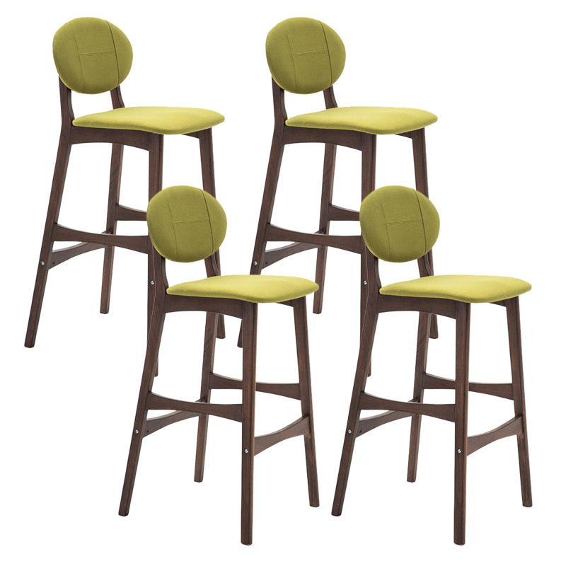 Scandinavia in stile da bar gambe in legno piena per la cucina bar