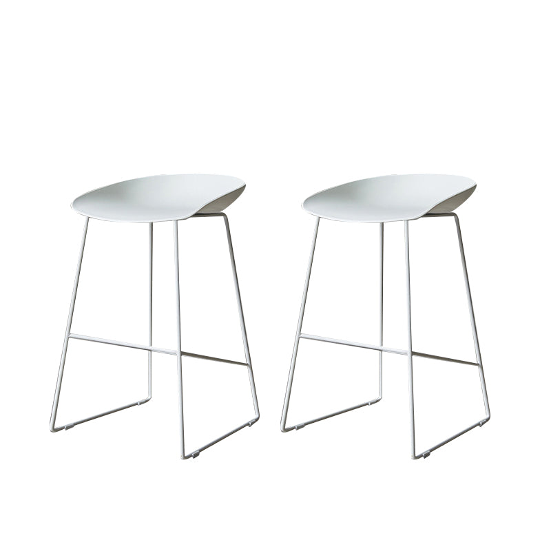Taburete de bar de hierro de estilo moderno con reposapiés, taburete de bar Bristol para cocina