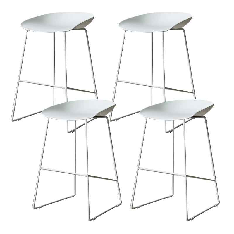 Taburete de bar de hierro de estilo moderno con reposapiés, taburete de bar Bristol para cocina