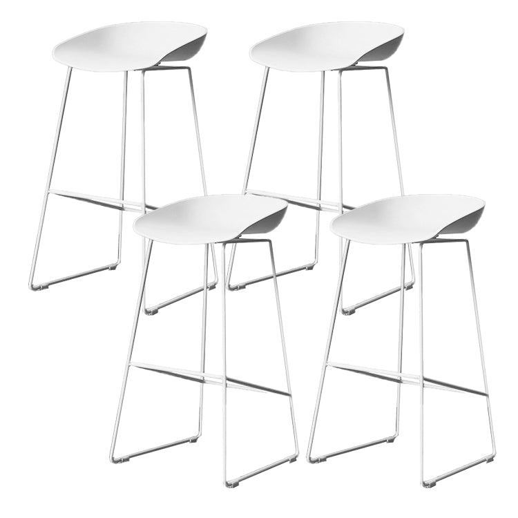 Taburete de bar de hierro de estilo moderno con reposapiés, taburete de bar Bristol para cocina