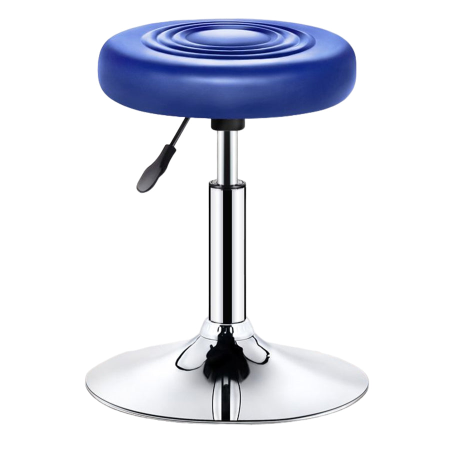 Modern Liftable Rotatable Counter Stool Steel Beauty Shop Bar Stool with Leather Cushion