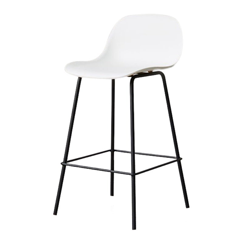 Moderner Tresenhocker ohne Armlehnen, Eisen-Wohnzimmer-Barhocker mit Pedal