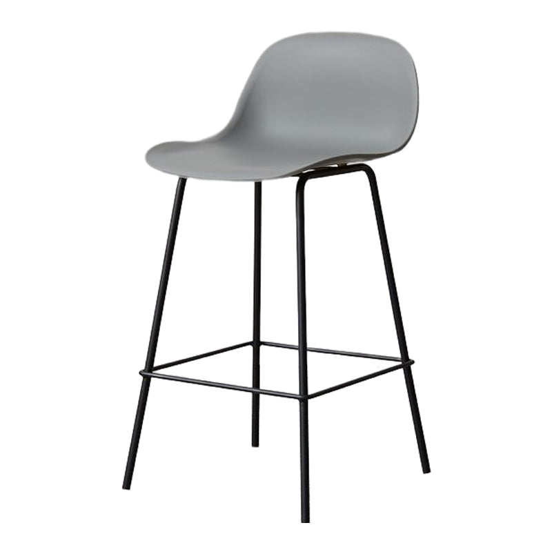 Moderner Tresenhocker ohne Armlehnen, Eisen-Wohnzimmer-Barhocker mit Pedal