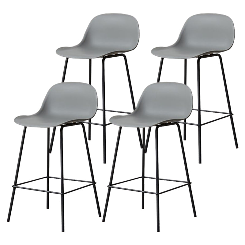 Moderner Tresenhocker ohne Armlehnen, Eisen-Wohnzimmer-Barhocker mit Pedal