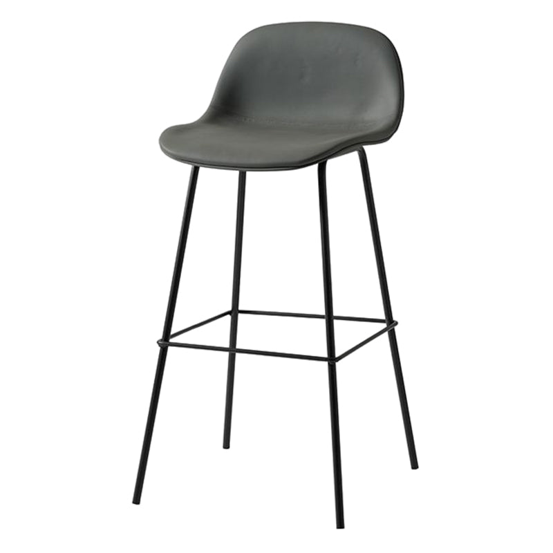 Moderner Tresenhocker ohne Armlehnen, Eisen-Wohnzimmer-Barhocker mit Pedal