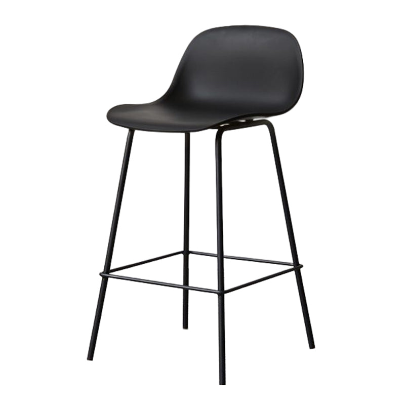 Moderner Tresenhocker ohne Armlehnen, Eisen-Wohnzimmer-Barhocker mit Pedal