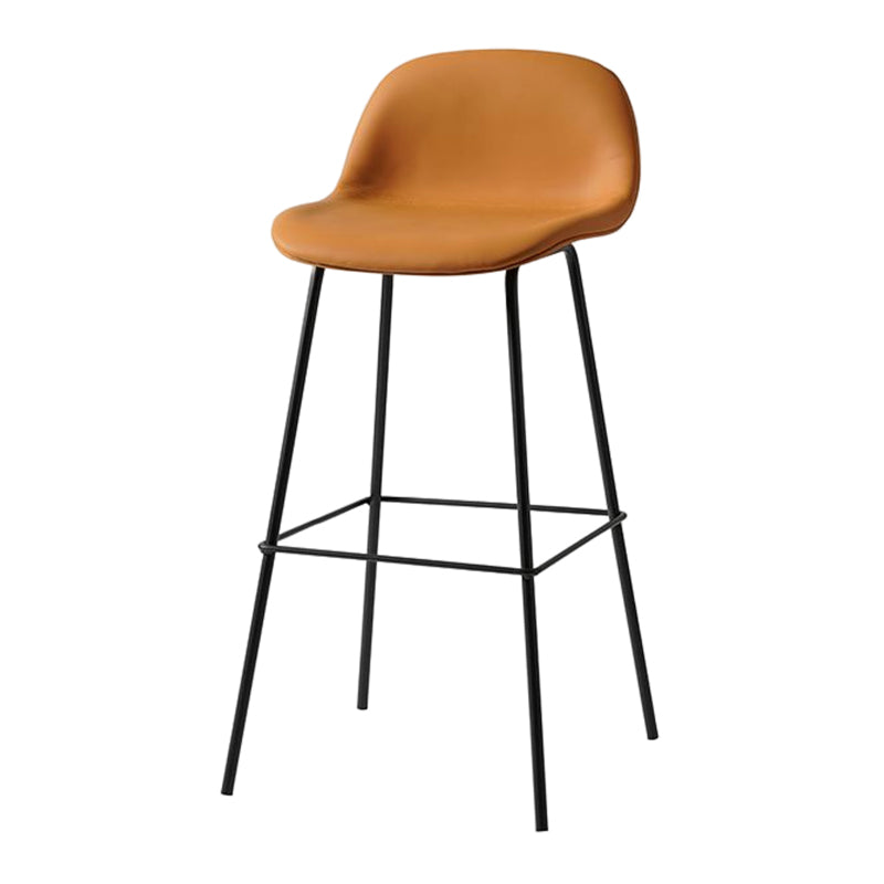 Moderner Tresenhocker ohne Armlehnen, Eisen-Wohnzimmer-Barhocker mit Pedal