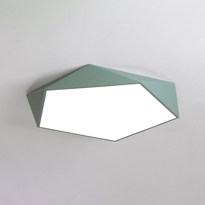 Forma geométrica moderna lámpara de techo restaurante Metal 1 lámpara de techo de luz