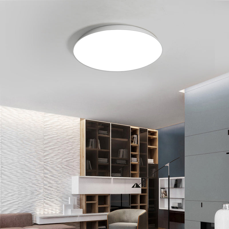 Metalen ronde inbouwplafondlamp Moderne stijl Enkelvoudige inbouwplafondverlichtingsarmaturen