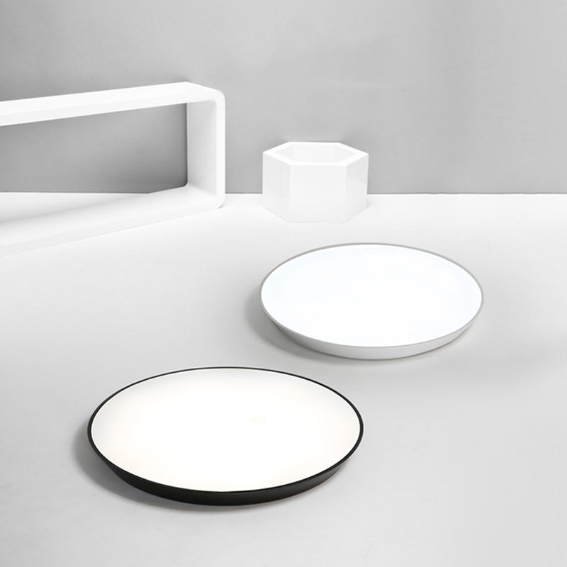Plafoniera da incasso a soffitto rotonda in metallo Stile moderno Plafoniere a incasso a luce singola