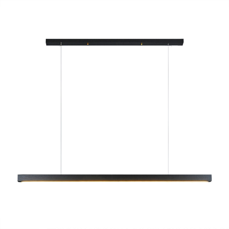Forma lineal Luz colgante de estilo contemporáneo 1 accesorio de iluminación colgante de luz