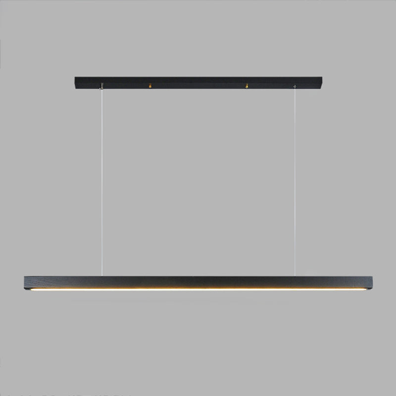 Forma lineal Luz colgante de estilo contemporáneo 1 accesorio de iluminación colgante de luz