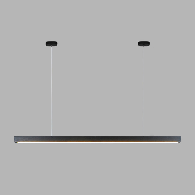 Forma lineal Luz colgante de estilo contemporáneo 1 accesorio de iluminación colgante de luz