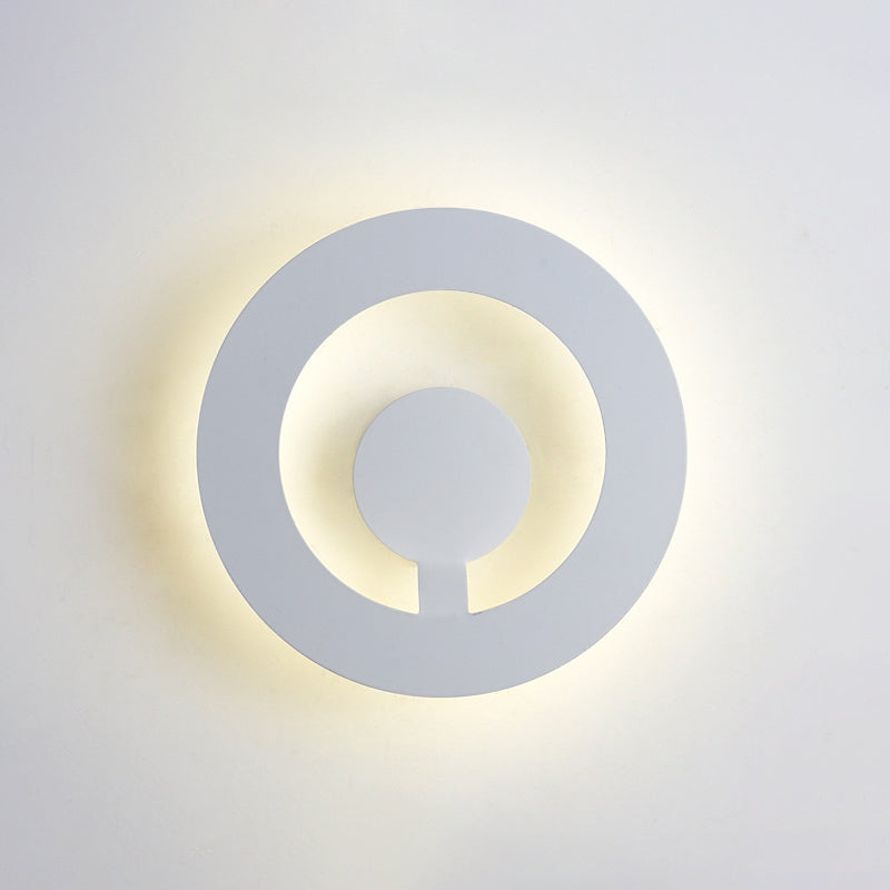 1 lampes murales géométriques légères appliques murales en métal moderne