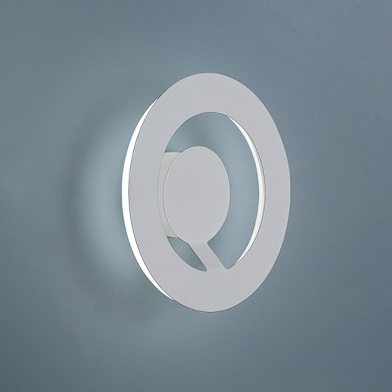 1 lampes murales géométriques légères appliques murales en métal moderne