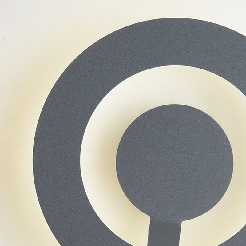 1 lampes murales géométriques légères appliques murales en métal moderne