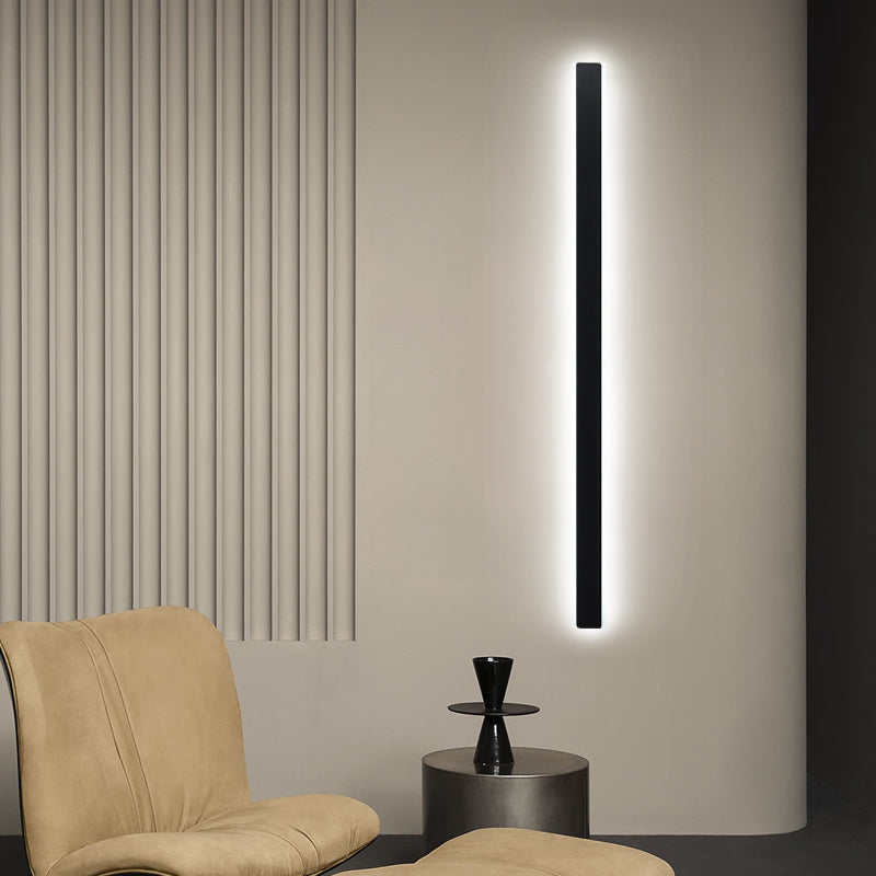 Linear Shape Metal Wall Sconce Modern Style 1- Light Wall Mount Light