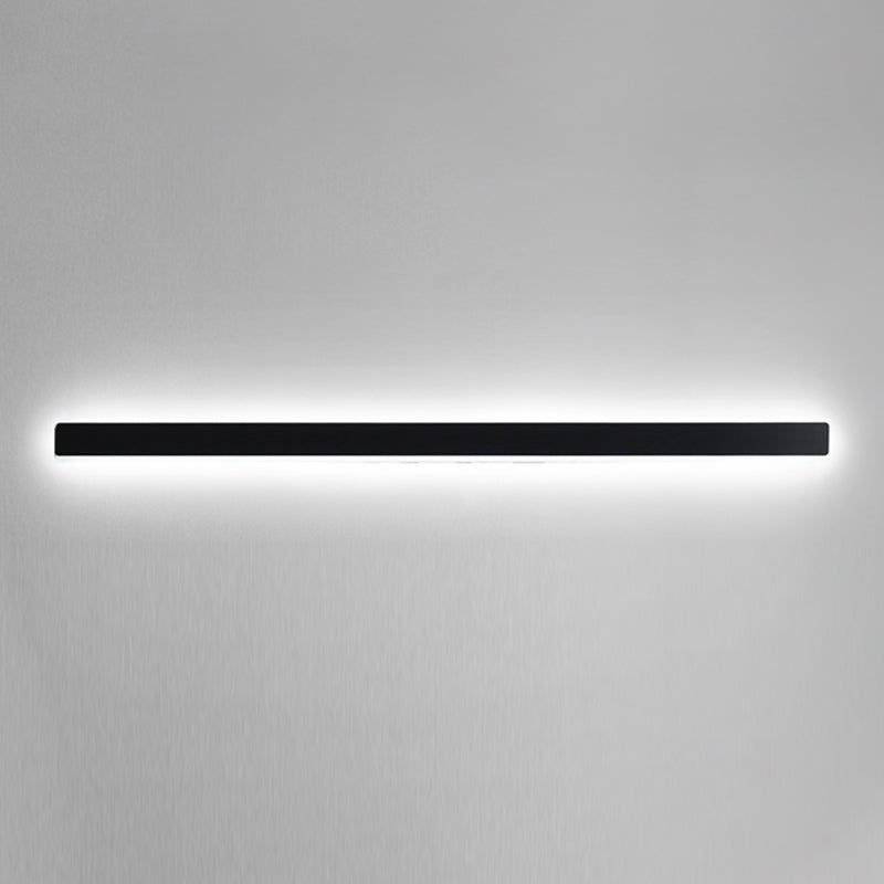Linear Shape Metal Wall Sconce Modern Style 1- Light Wall Mount Light