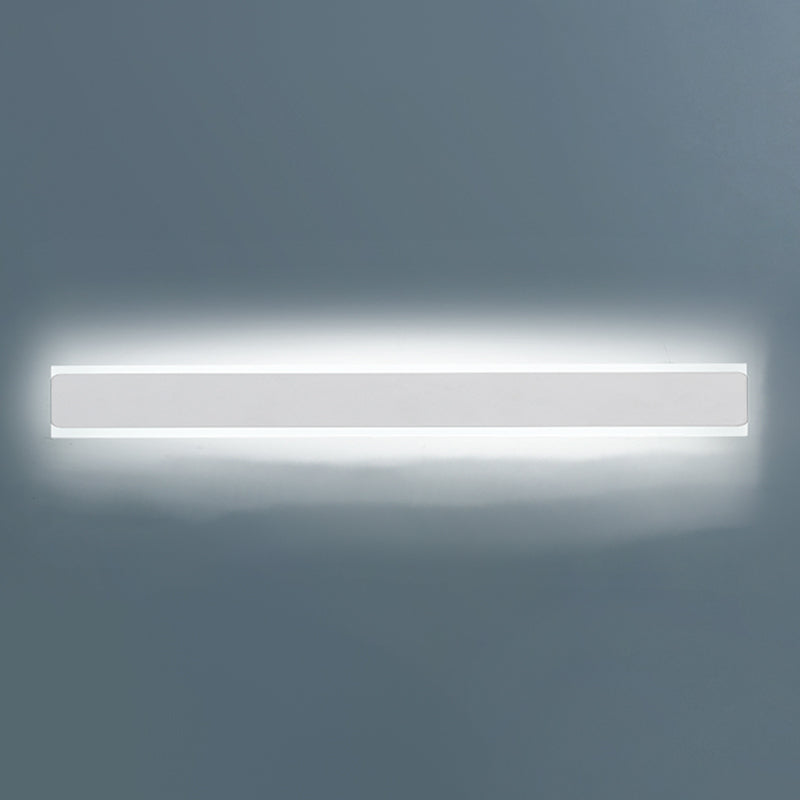 Linear Shape Metal Wall Sconce Modern Style 1- Light Wall Mount Light