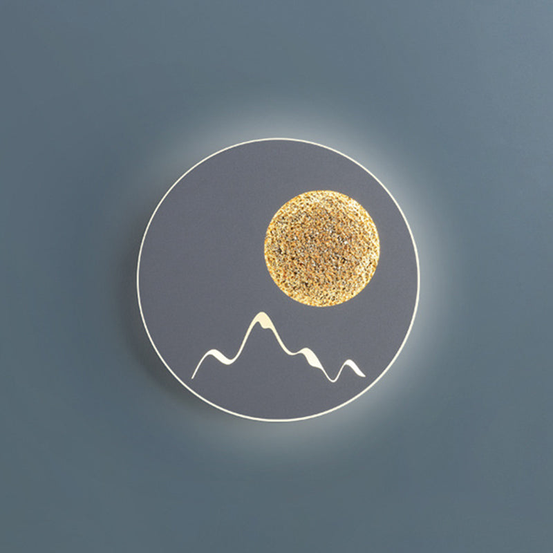 Illuminazione da parete geometrica in metallo 1 impianto di illuminazione da parete leggera