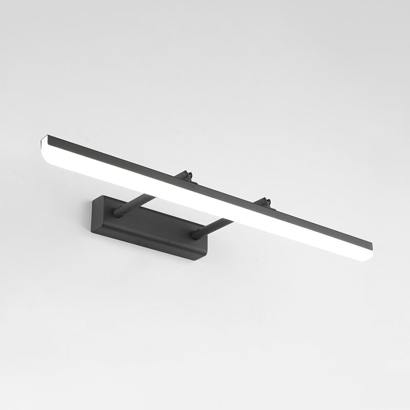 1 Light Tube Vanity Lighting Fixtures Modern Style Metal Vanity Mirror Lights