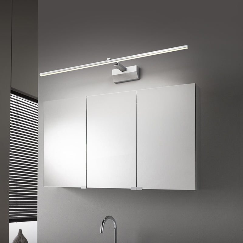 1 Light Linear Vanity Lighting Fixtures Modern Style Metal Vanity Mirror Lights