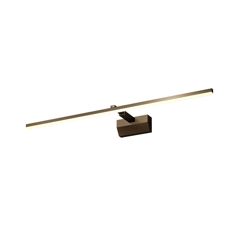1 Light Linear Vanity Lighting Fixtures Modern Style Metal Vanity Mirror Lights