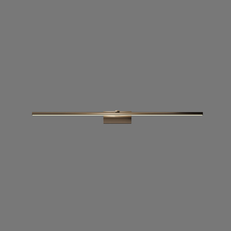 1 Light Linear Vanity Lighting Fixtures Modern Style Metal Vanity Mirror Lights