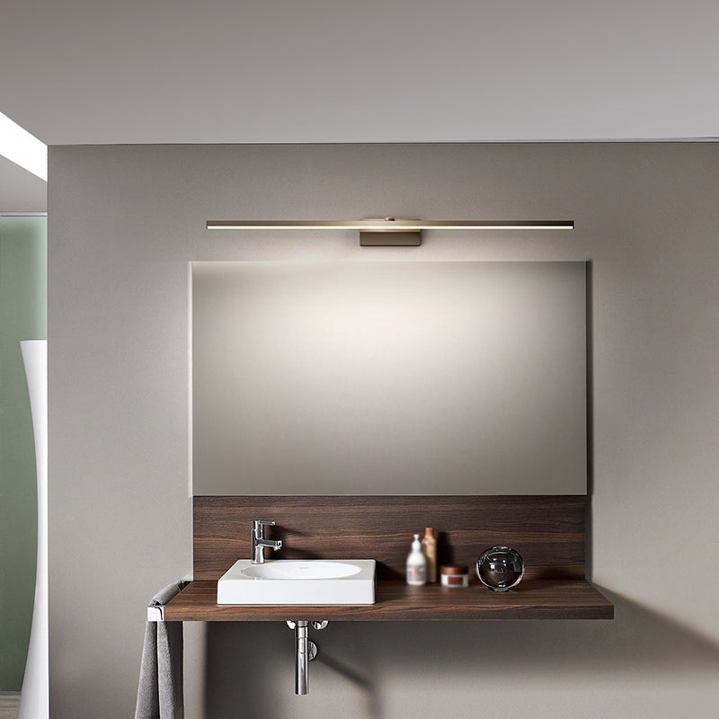 1 Light Linear Vanity Lighting Fixtures Modern Style Metal Vanity Mirror Lights