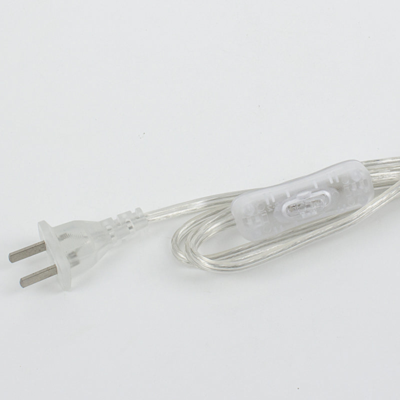 Lampe de table linéaire lampe moderne de style en métal unique de table lumineuse en argent en argent