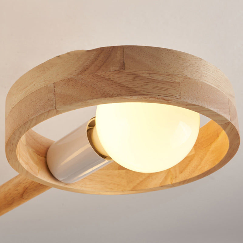 Multi -Leuchtring -Zweighängung mit Gummiholzhängung von Gummi -Hängern für das Studium