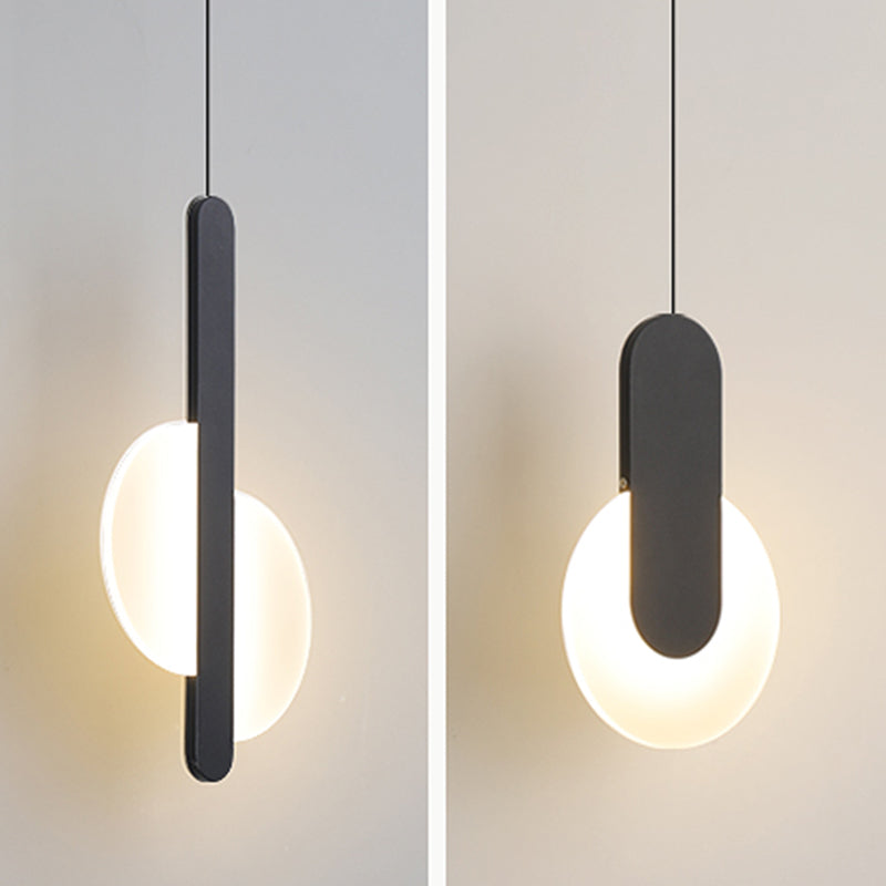 Moderne Acrylheizenleuchte LED -LED -Anhänger Licht für Wohnzimmer