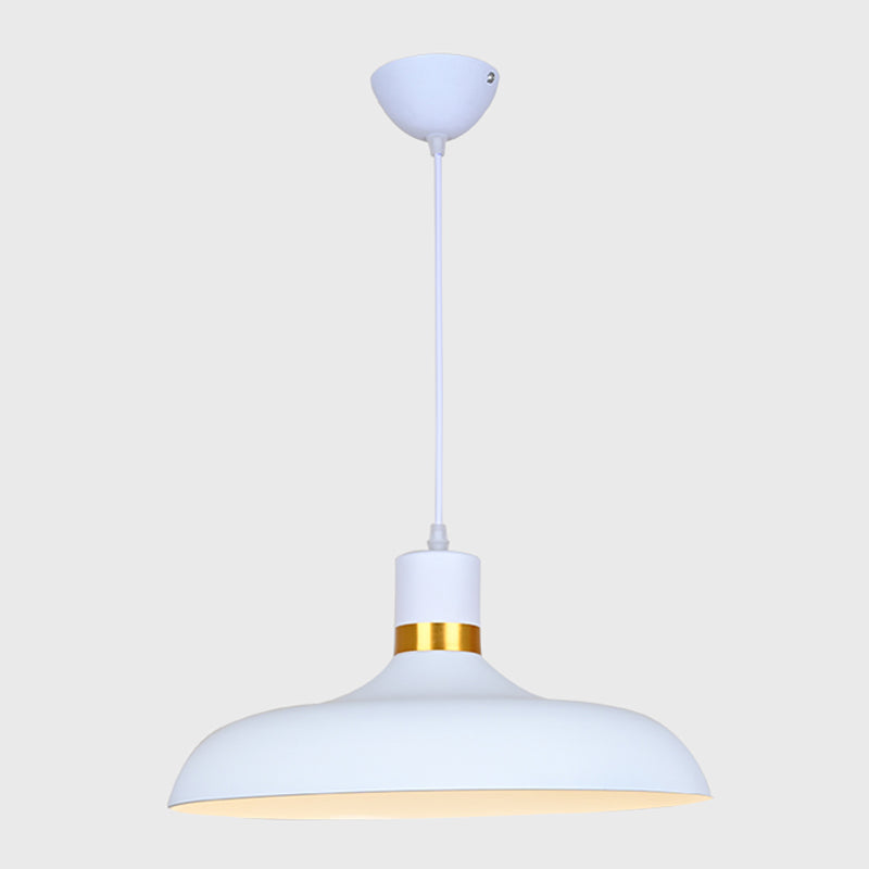 Plafond suspendu moderne en aluminium 1-Light Down Light pour salle à manger