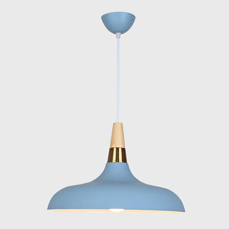 Plafond suspendu moderne en aluminium 1-Light Down Light pour salle à manger